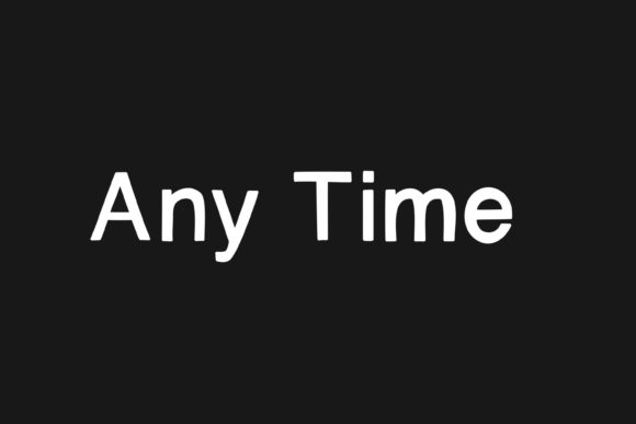 Any Time: A Versatile Sans Serif for Web Design