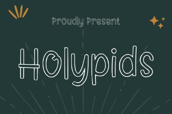 Discover Holypids: A Bubbly Font for Creative Projects
