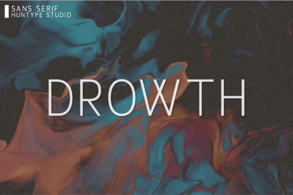Drowth: A Versatile Sans Serif Font