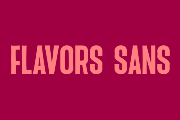 Flavor Sans: A Bold Font for Creative Campaigns