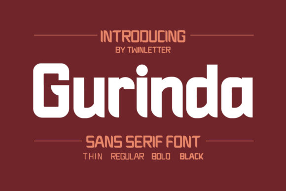 Gurinda Font: Modern Typography for Crafters