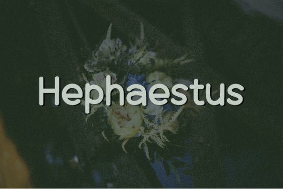 Hephaestus: A Font for Business Brilliance