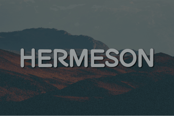 Hermeson: A Unique Sans Serif Font