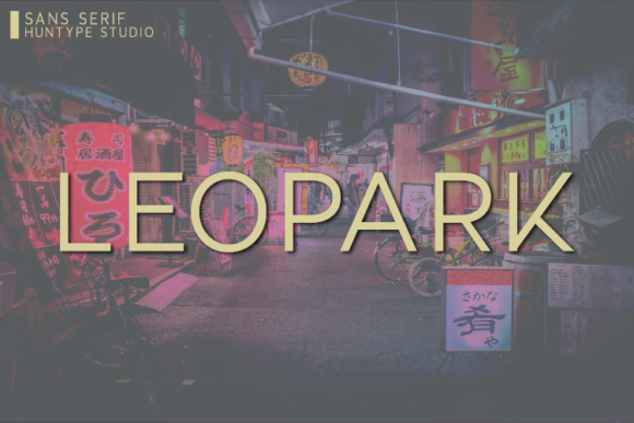 Leopark: A Clean Sans Serif for Digital Campaigns
