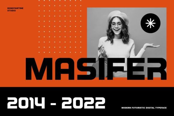 Masifer: A Futuristic Font for Editorial Design