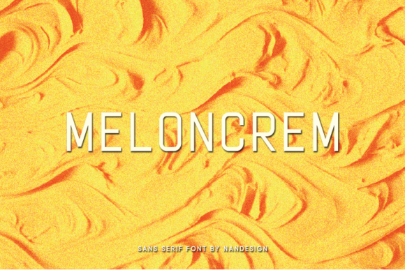 Meloncrem Font: Modern Sans Serif for Web Design