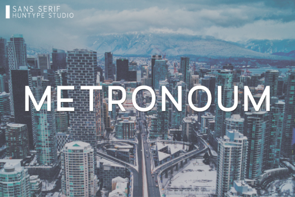Metronoum: A Modern Sans Serif Font