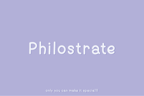 Philostrate: A Unique Sans Serif Font