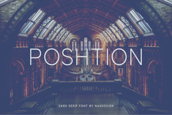 Poshtion: A Modern Font for Elegant Design