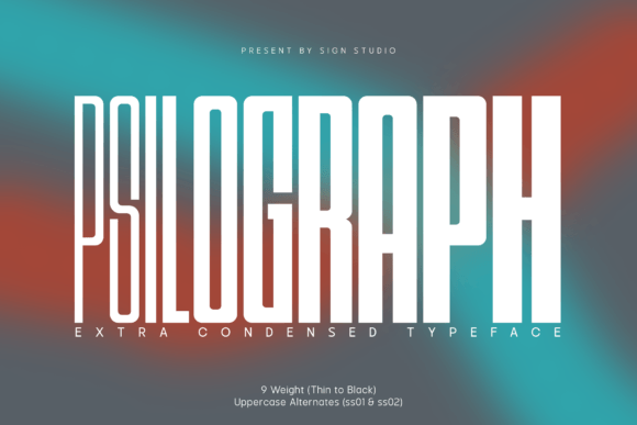 Psilograph: A Modern Font for Elegant Design