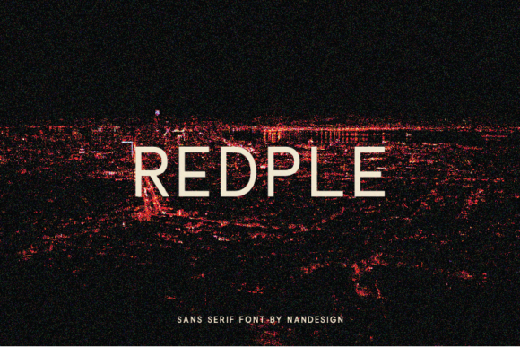 Redple: A Modern Sans Serif for Designers