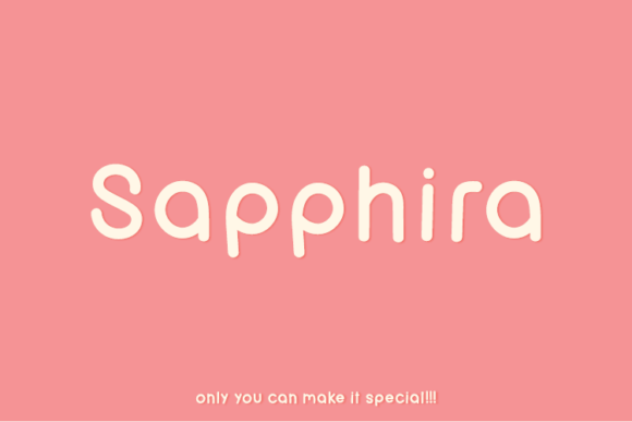 Sapphira Font: Elegant Sans Serif for Crafts