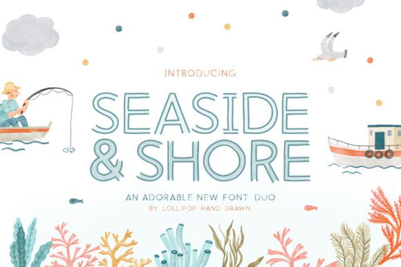 Seaside and Shore: A Coastal Typographic Escape