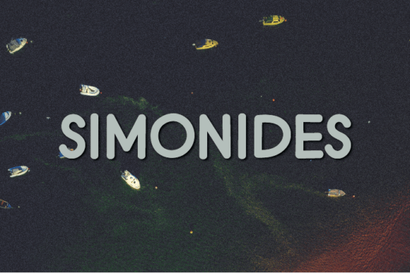 Simonides: A Modern Sans Serif