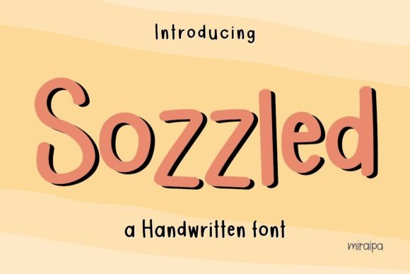 Sozzled: A Friendly Font for Web Design