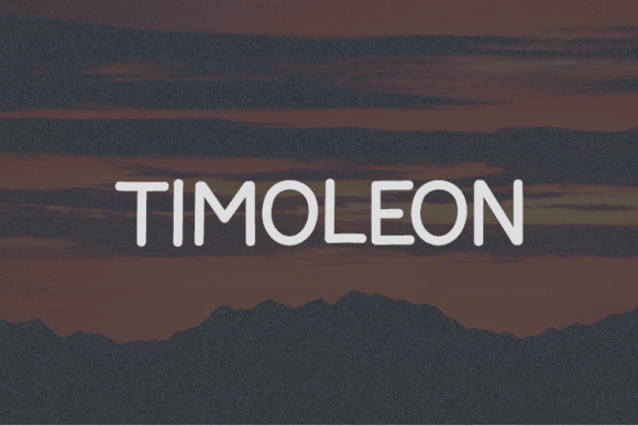 Timoleon: A Unique Sans Serif Font