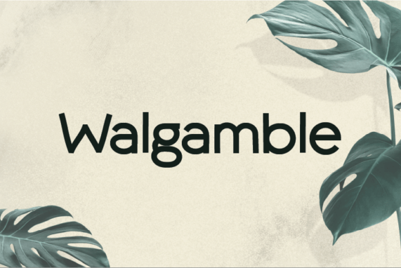 Walgamble: A Unique Sans Serif Font