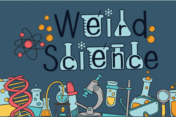 Weird Science Font for Creative Projects