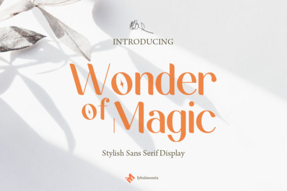Wonder of Magic: A Bold, Creative Font