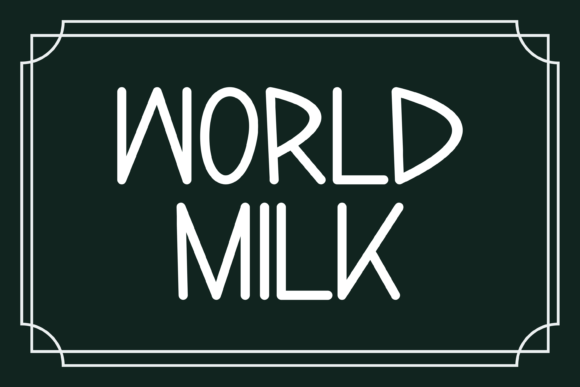 Word Milk: A Font for Polished Branding