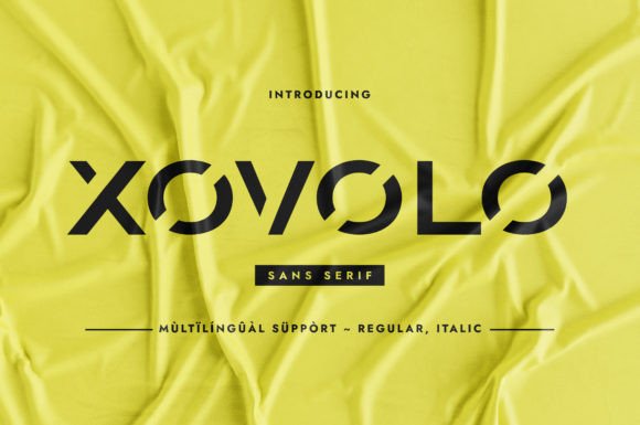 Xovolo: A Modern Sans Serif Font